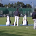 【プロ野球】2016.11.1  オリックス　2016秋季キャンプ　投手陣　『体幹トレーニング』