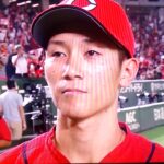 広島カープ 9月29日 東京ドーム巨人1戦目 西川選手のヒーローインタビュー