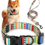 [Amazonブランド] Umi(ウミ)犬の首輪とリード 犬のしつけ用首輪 調整可能な首輪 ペットアクセサリー 小型犬、中型犬、大型犬用 ソフ