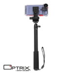 OPTRIX 純正アクセサリ iPhone6 自撮り棒　セルカ棒 （セルフィースティック) 部品 オプトリックス 完全防水ケース/Mono Pod Kit