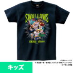 東京ヤクルトスワローズ グッズ Tシャツ ワンピース×スワローズ　Tシャツ　（麦わらの一味） Space Age ネイビー