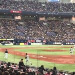 WBC日本強化試合 阪神タイガースVS日本代表 青木宣親がヤクルトの応援歌で登場！